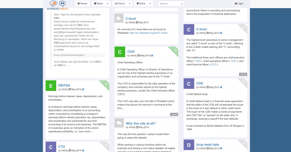 Business Argot - Old Web Page Business Argot - Old Web Page
